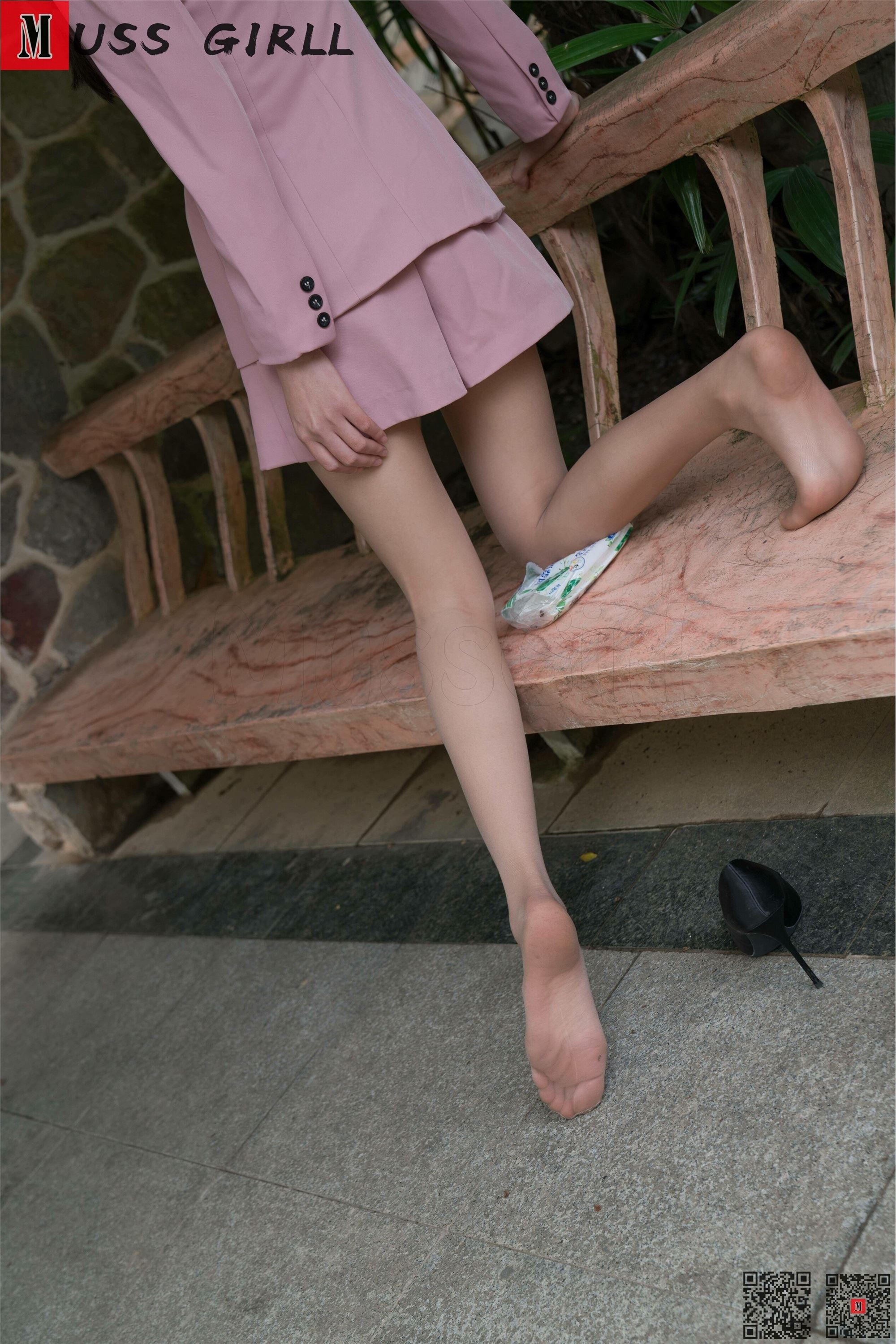 MussGirl慕丝女郎  NO.161 粉红制服肉丝